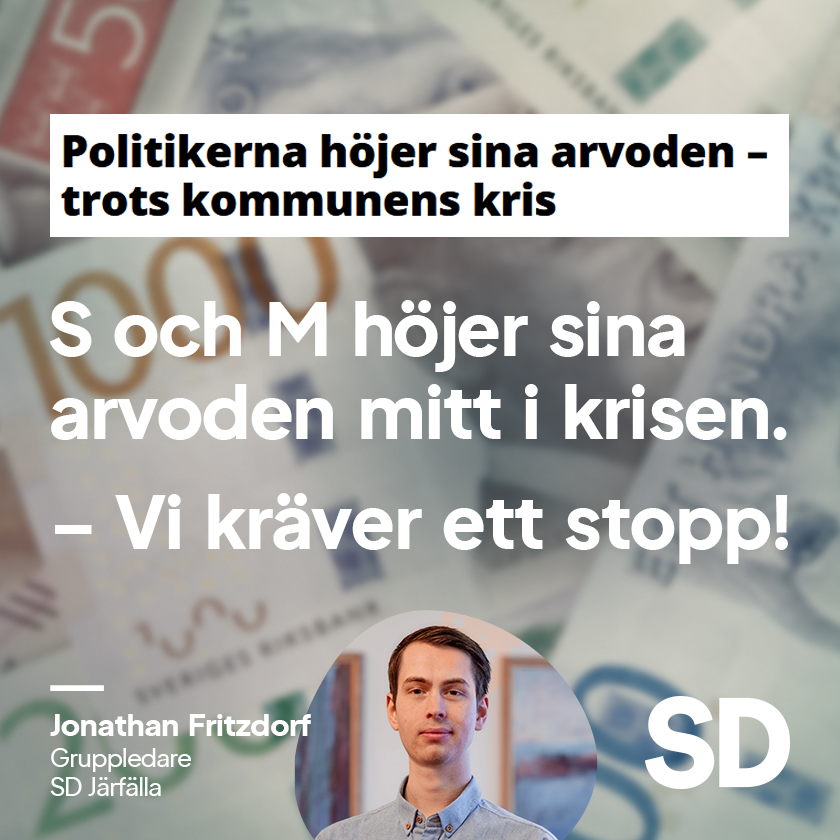 S och M höjer sina arvoden mitt i krisen. Vi kräver ett stopp!