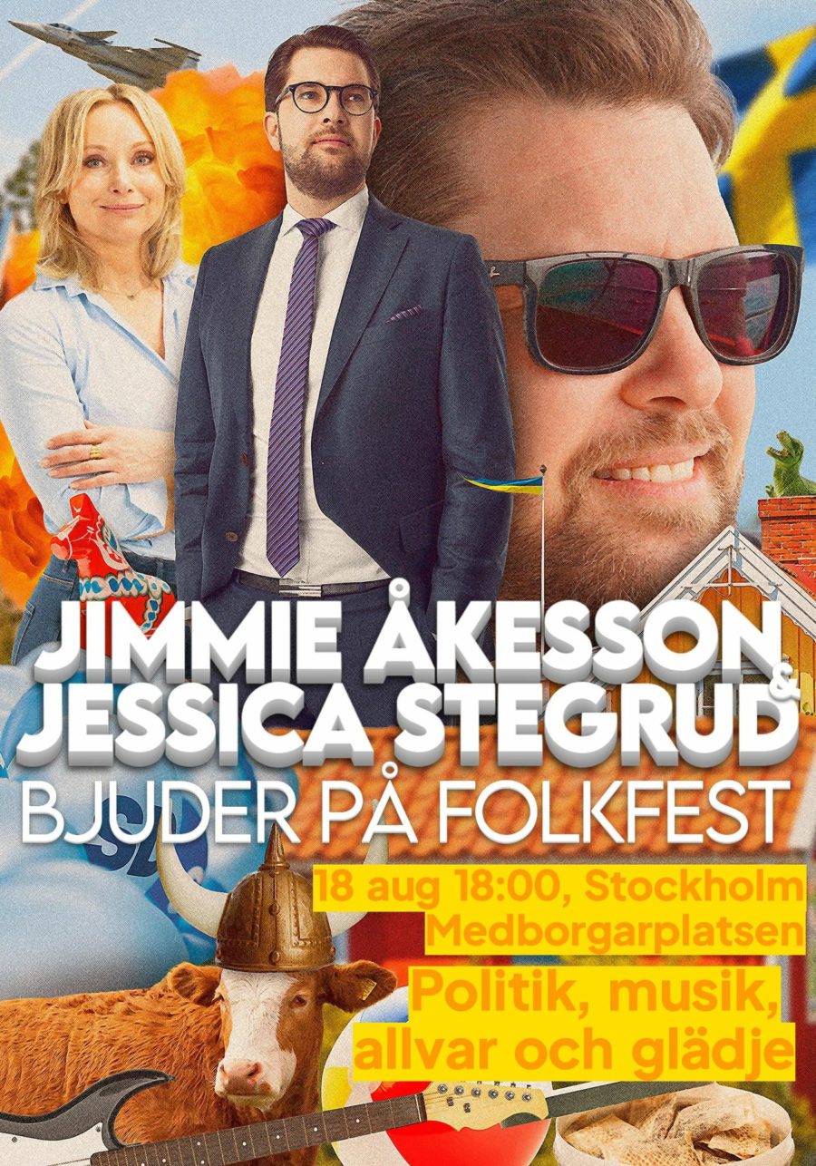 Folkfest med Jimmie Åkesson och Jessica Stegrud